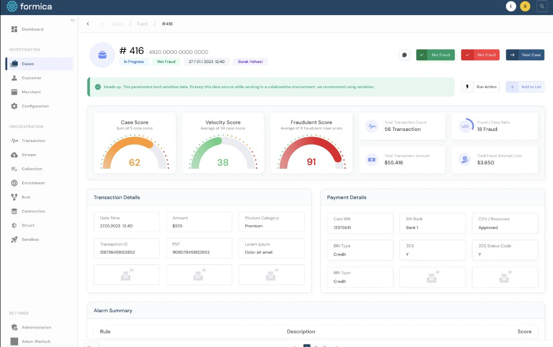 screenshot of Formica AI